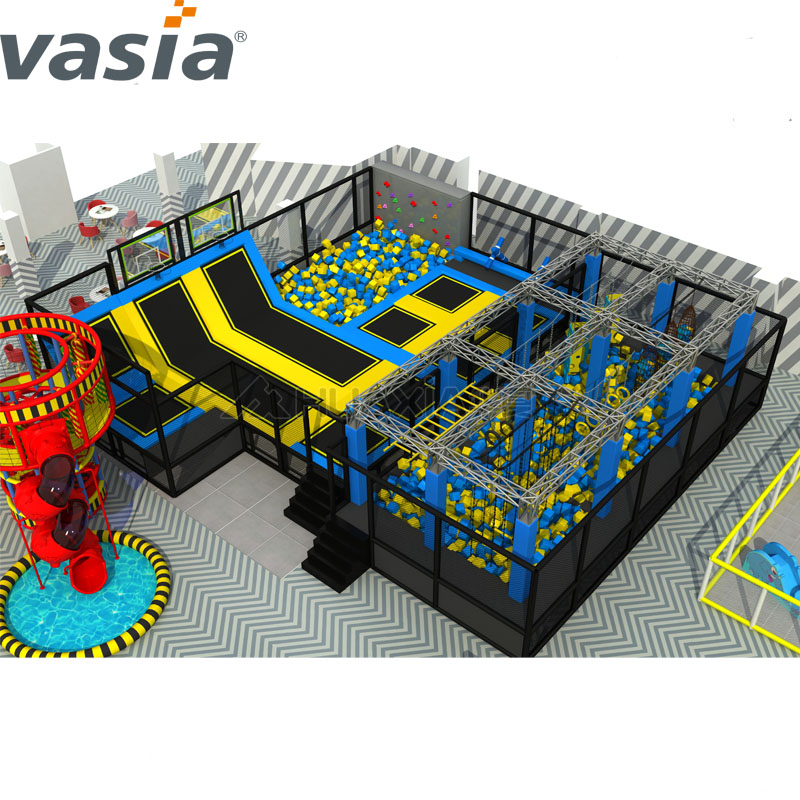 Vasia de espuma a prueba de fuego Cubos de pozo Trampolín de rectángulo