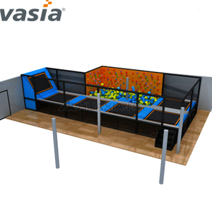 Venta caliente de trampolín con piscina de espuma, parque de trampolín, trampolín de gimnasia interior