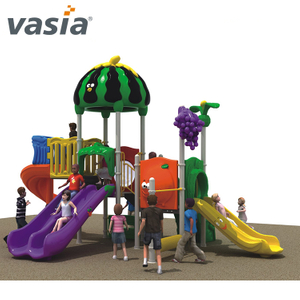 Nuevo diseño School Fruit Series Outdoor Playground Sliding Board Toys para niños