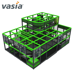 Vasia Shopping Mall Ninja Course Área de juegos interior suave para la escuela Ninja
