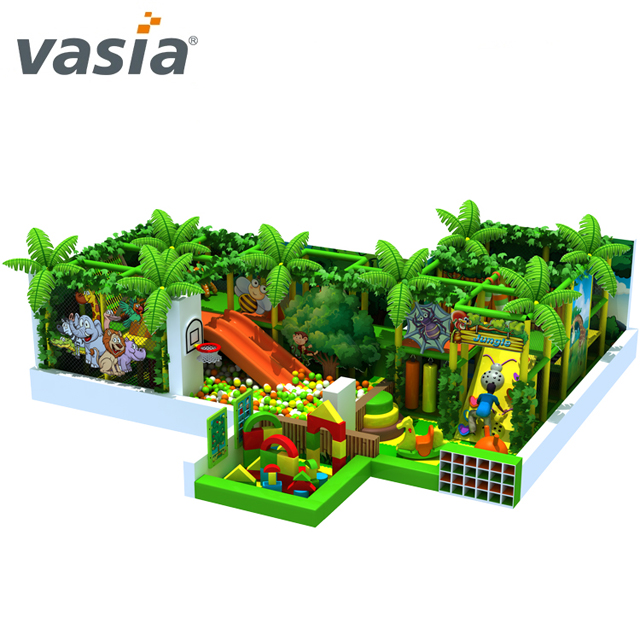 Zona de juegos infantil superior estilo Jungle Style con áreas de juego interiores locales para áreas de juegos con descuento